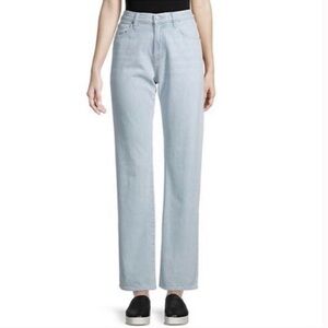 NWT 7FAM Low Rise Straight Leg Jeans in Las Palmas Size 34